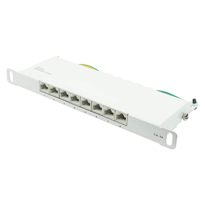 Good Connections Patchpanel 10"Cat. 6A 8-P 0,5HE reinweiß