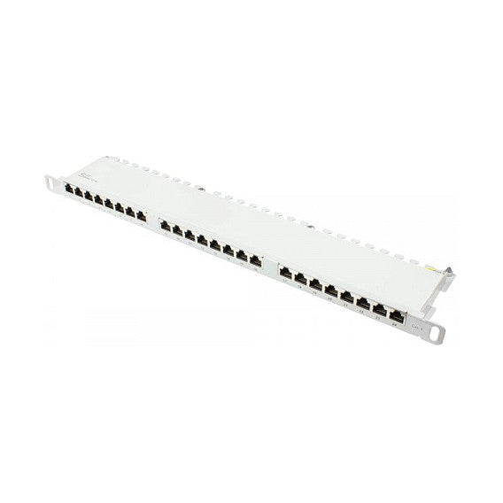 Good Connections Patchpanel 19"Cat. 6 24-P. 0,5HE lichtgr.