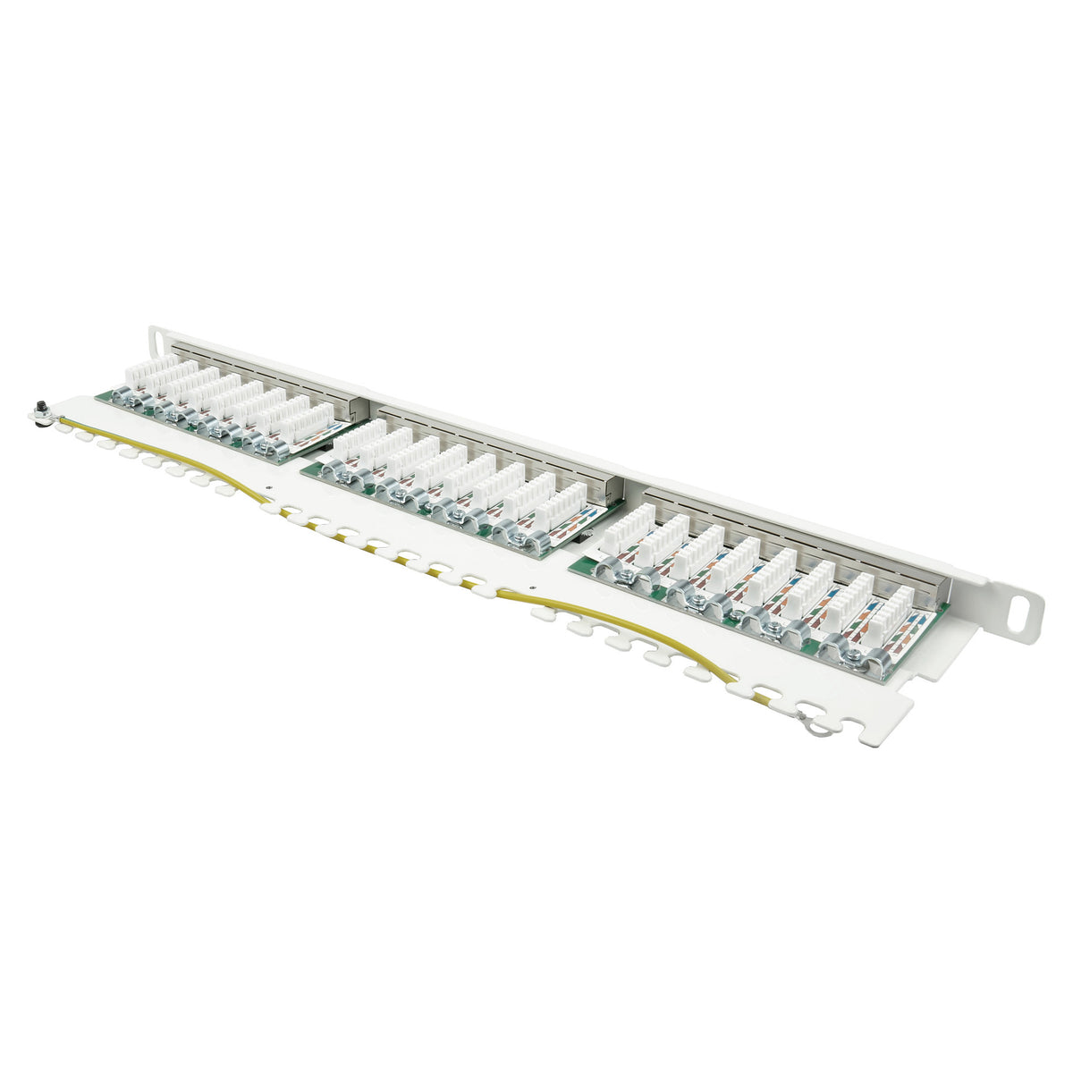 Good Connections Patchpanel 19"Cat. 6 24-P. 0,5HE reinweiß