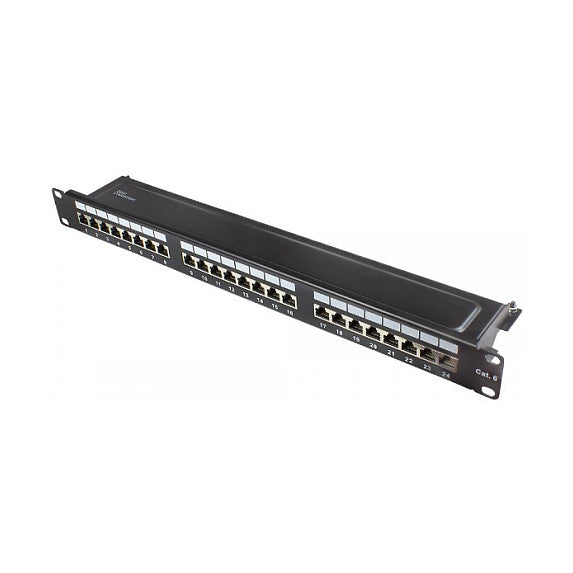 Good Connections Patchpanel 19"Cat. 6 24-P. 1 HE schwarz