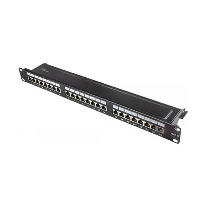 Good Connections Patchpanel 19"Cat. 6 24-P. 1 HE schwarz
