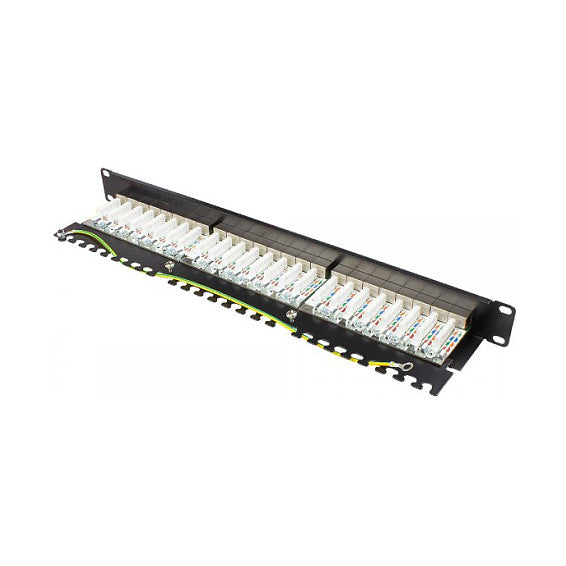 Good Connections Patchpanel 19"Cat. 6 24-P. 1 HE schwarz