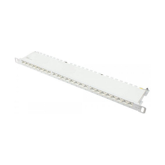Good Connections Patchpanel 19"Cat. 6A 24-P 0,5HE lichtgr.