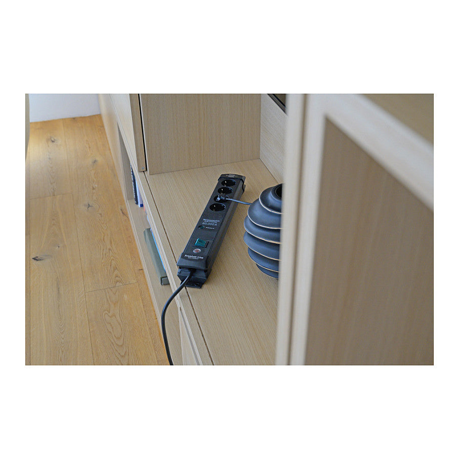 Brennenstuhl Premium-Line ÜSS 4fach schwarz *DE* 1,8m