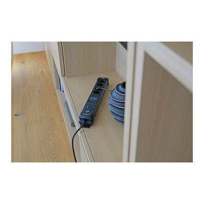 Brennenstuhl Premium-Line ÜSS 4fach schwarz *DE* 1,8m