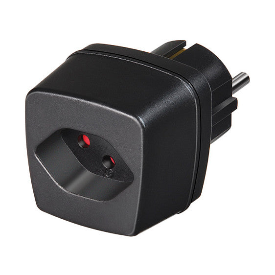 Brennenstuhl Adapter Travel Stecksystem DE/Aufsatz CH