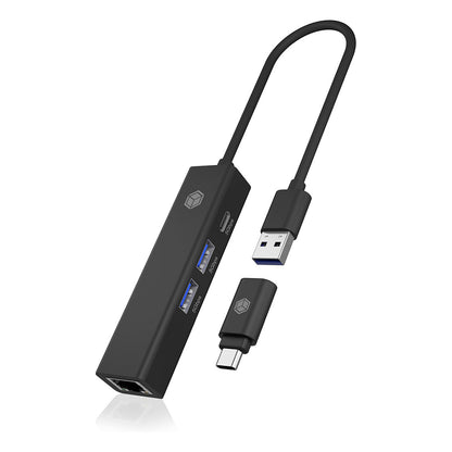 ICY BOX IB-HUB1439 LAN/USB Hub LAN/USB Hub