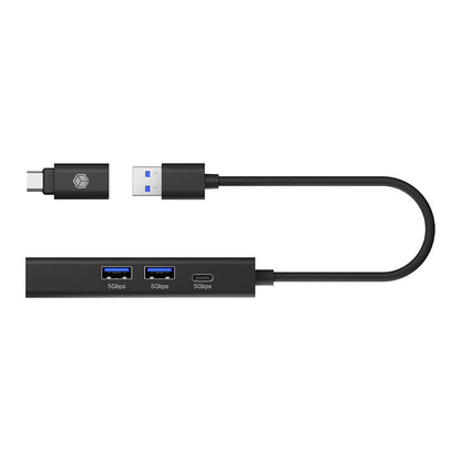 ICY BOX IB-HUB1439 LAN/USB Hub LAN/USB Hub