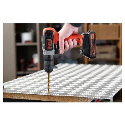 Black&Decker Akku-Bohrschrauber 18V 1.5Ah BCD001C1