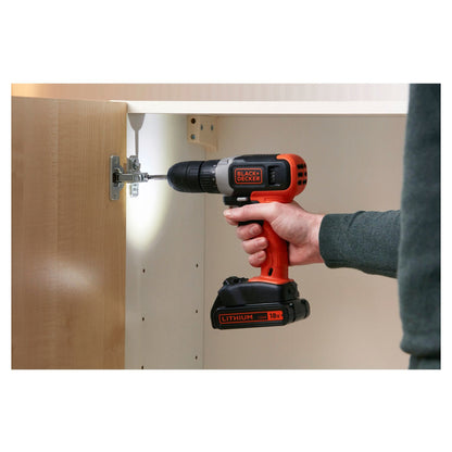 Black&Decker Akku-Bohrschrauber 18V 1.5Ah BCD001C1