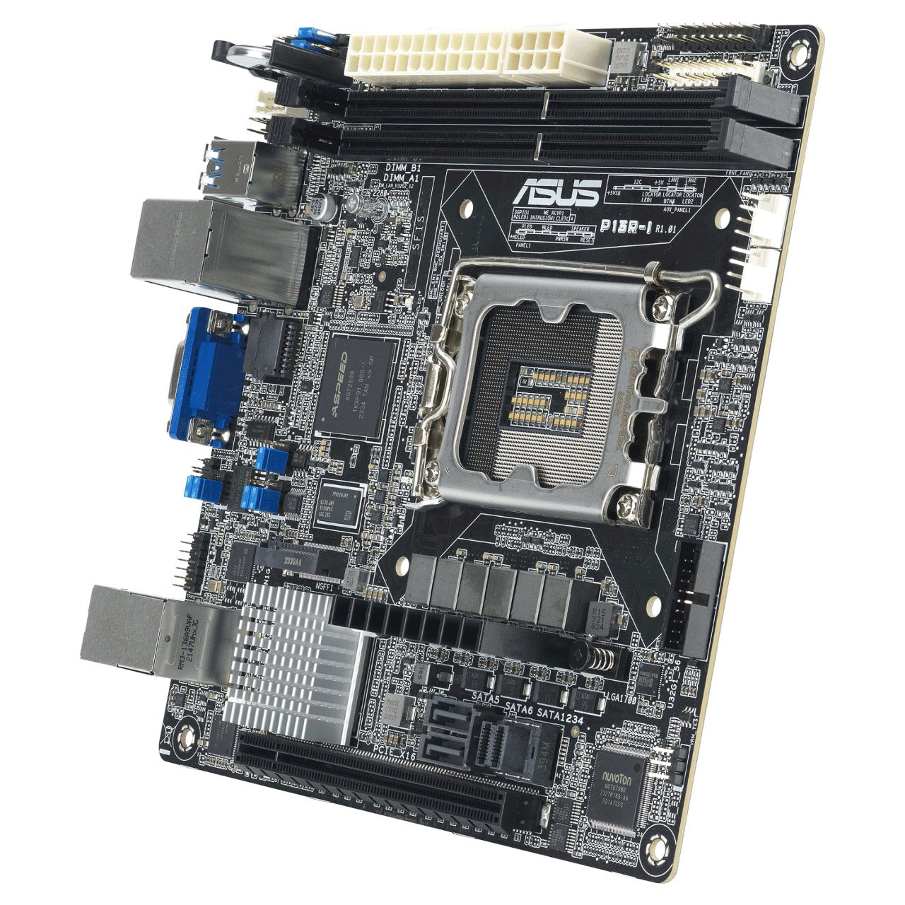 ASUS SERVER P13R-I S1700 C262/DDR5/VGA/2xGBL/mITX (ASMB11-iKVM onboard)