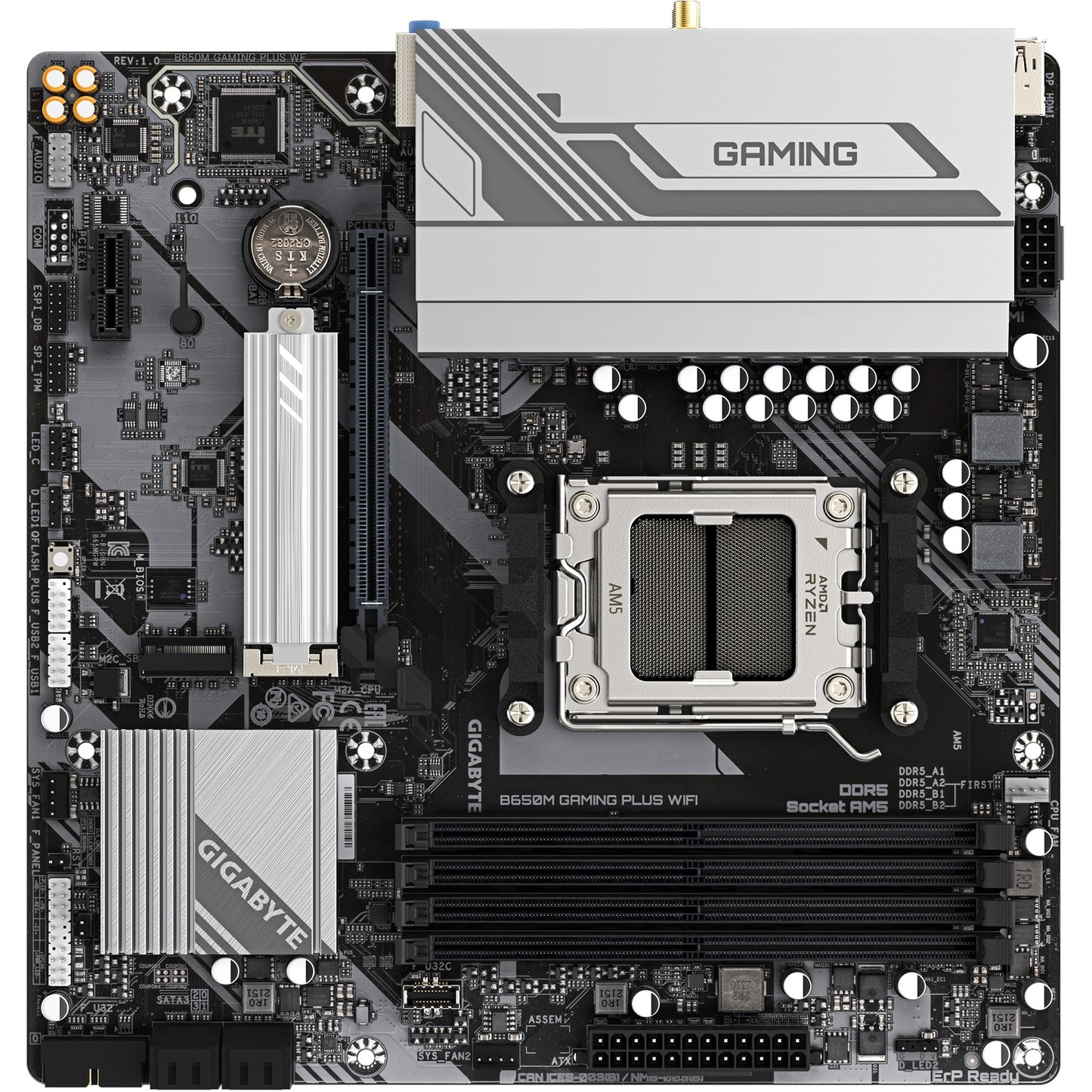 Gigabyte B650M Gaming Plus WF (B650.AM5.mATX.DDR5)