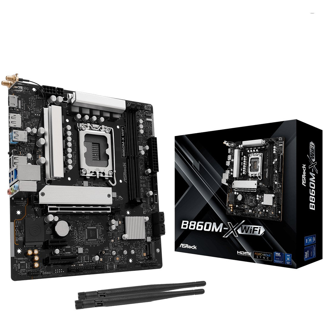 B860M-X WiFi 1851 mATX HDMI/DP DDR5