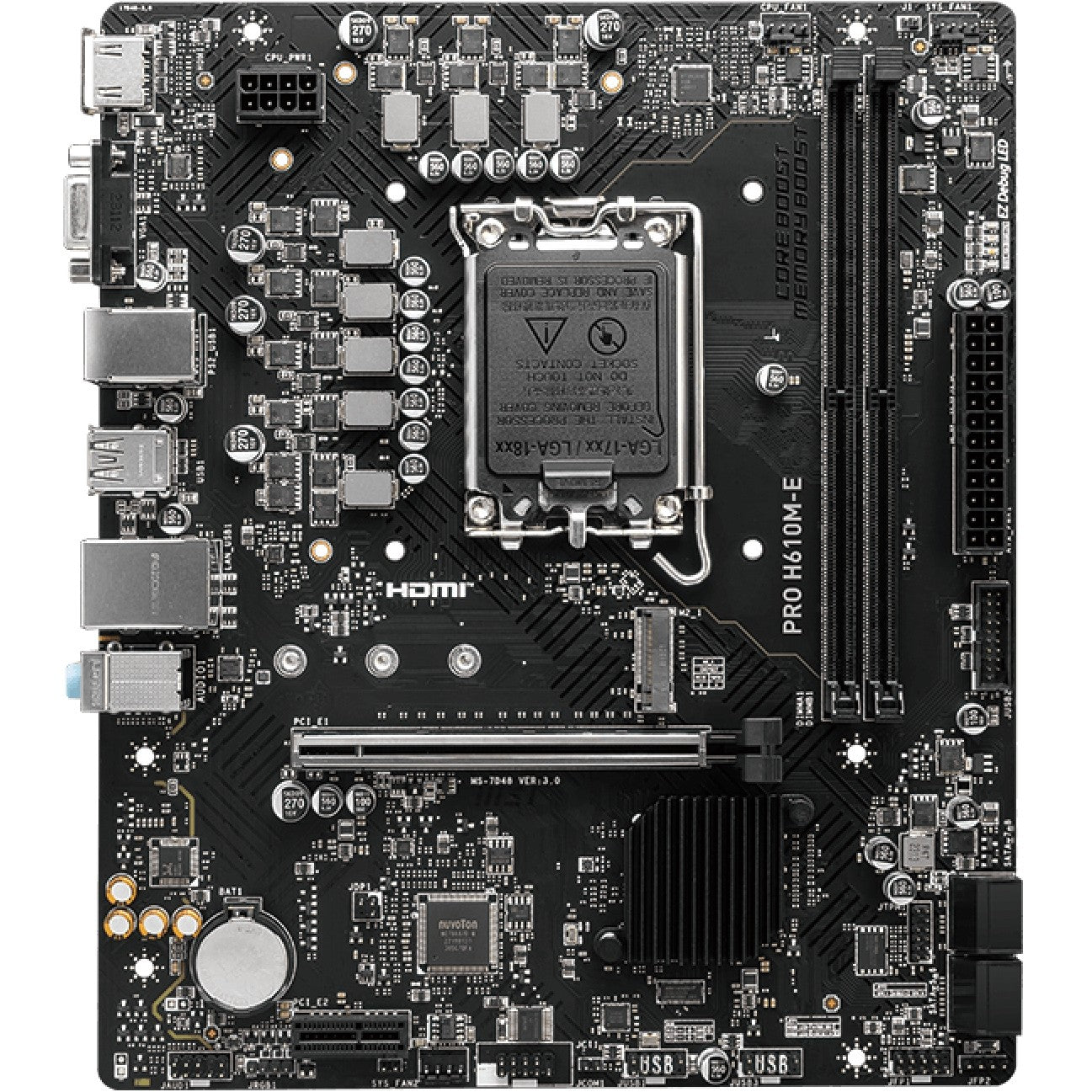 PRO H610M-E (H610.S1700.mATX.DDR5)