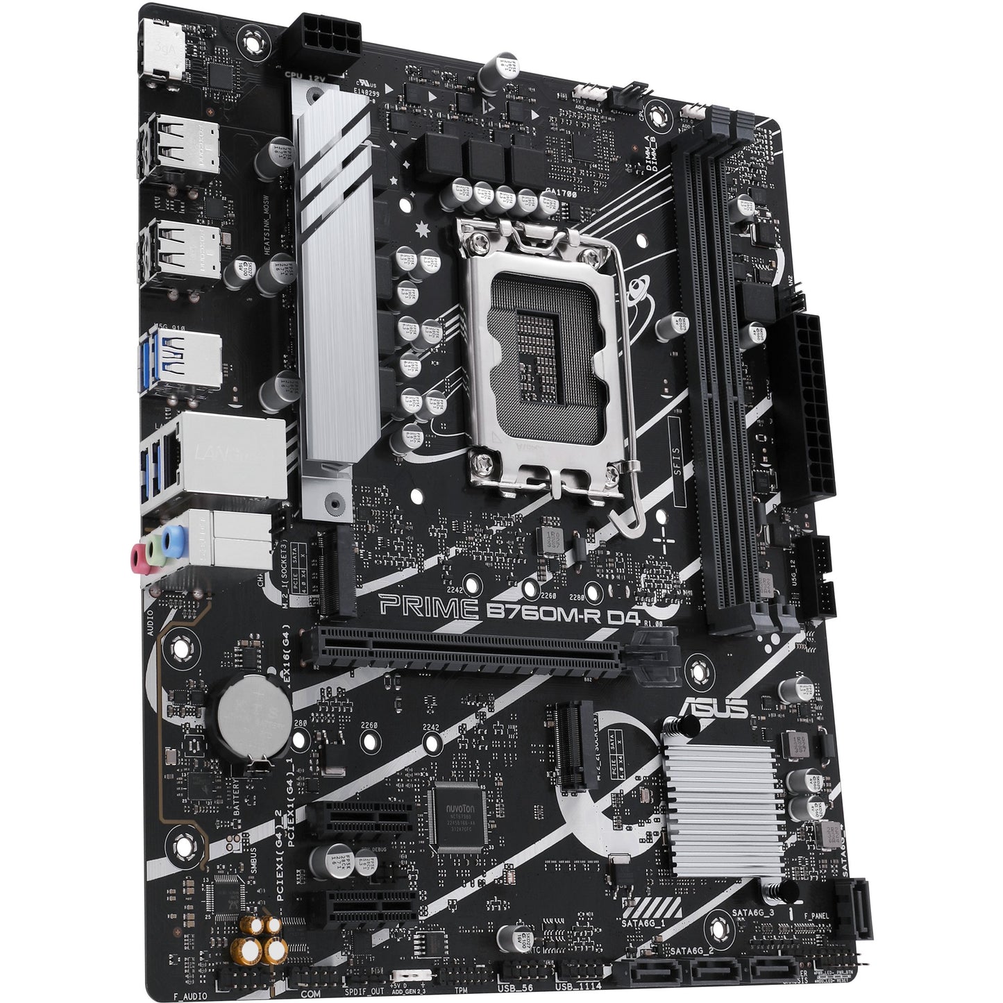ASUS PRO B760M-R D4 (Intel.1700.DDR4.mATX)
