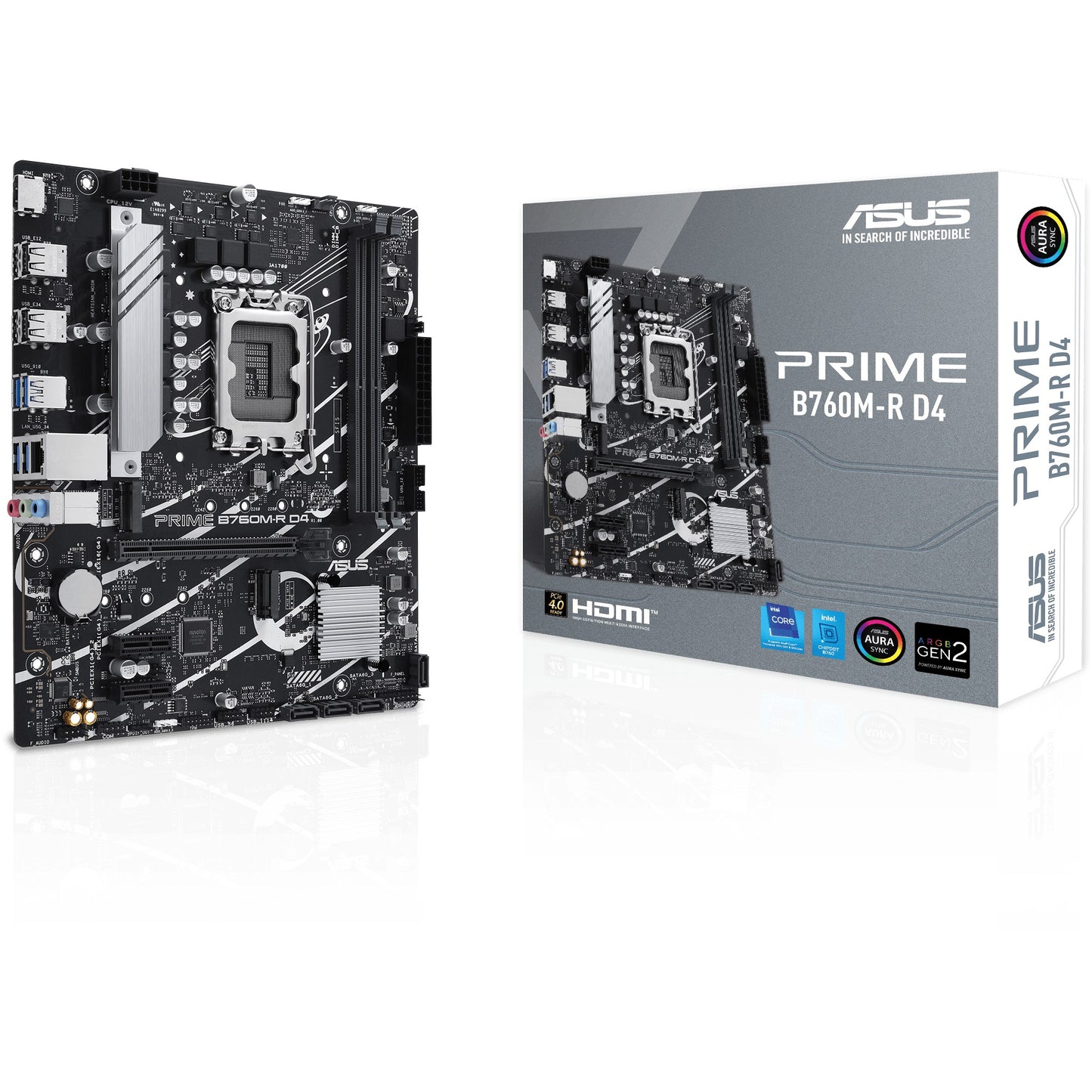 ASUS PRO B760M-R D4 (Intel.1700.DDR4.mATX)