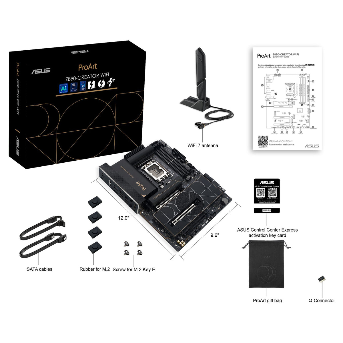 ASUS PROART Z890-CREATOR WIFI (Intel.1851.DDR5.ATX)