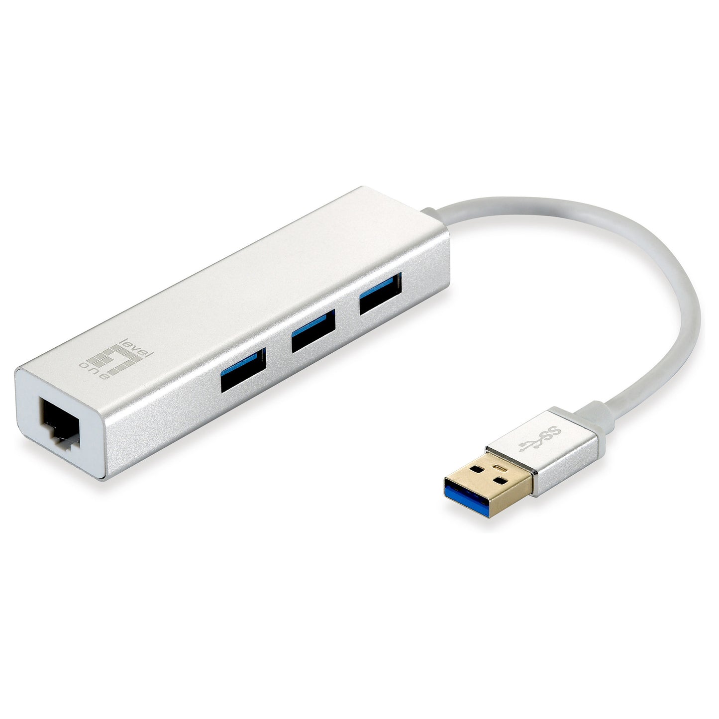 Adapter USB3.0-> RJ45 10/100/1000.3xUSB3.0 0.15m si