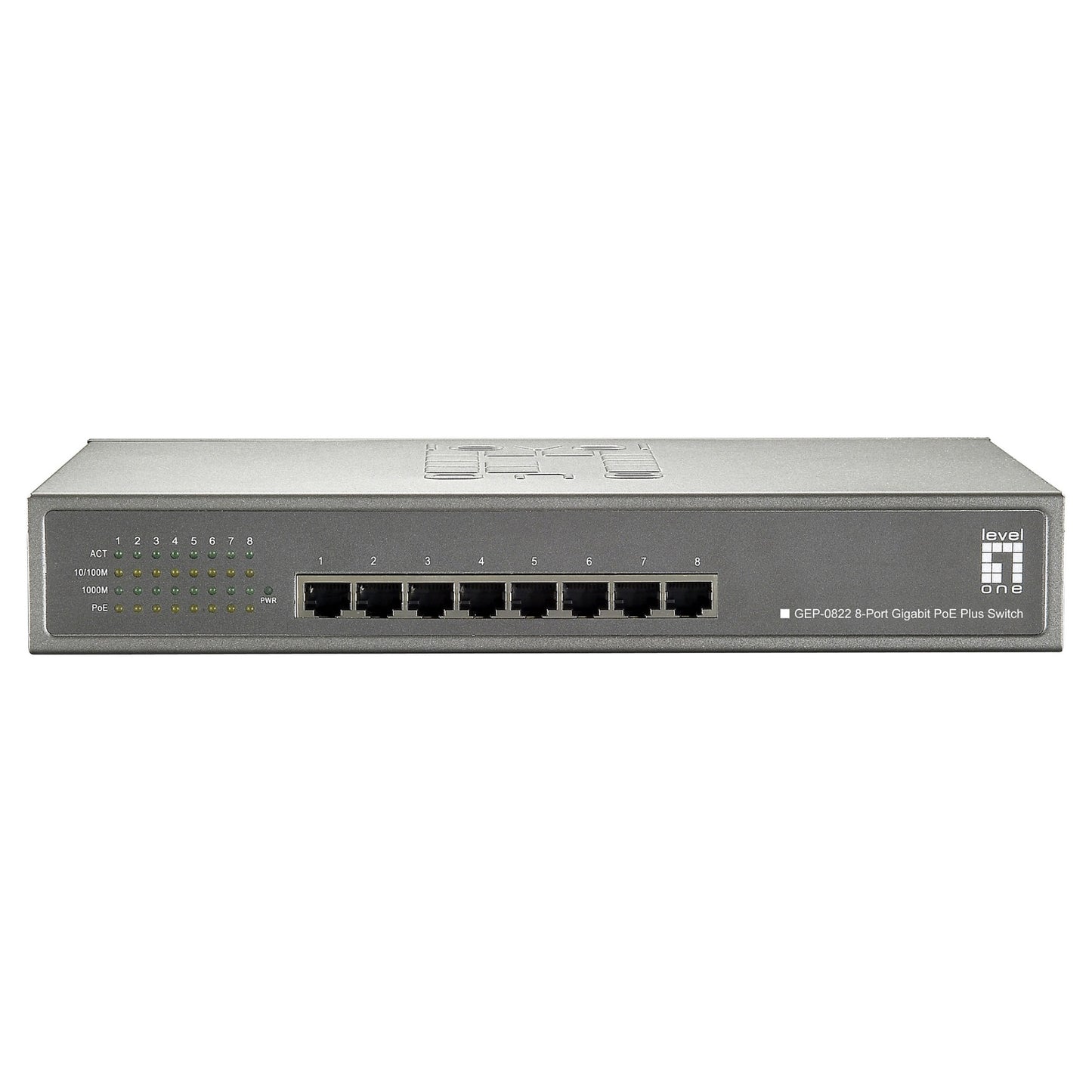 Switch 8x GE GEP-0822 240W 8xPoE+