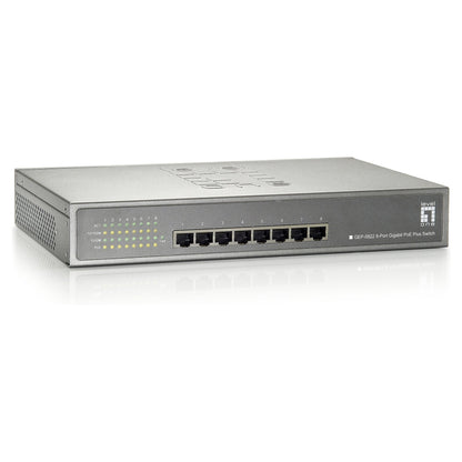 Switch 8x GE GEP-0822 240W 8xPoE+