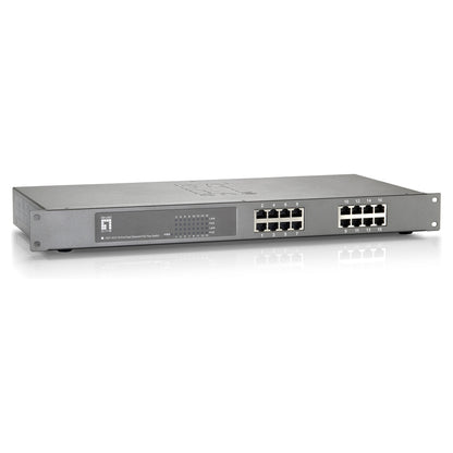 Switch 16x FE FEP-1612W150 19" 150W 16xPoE+