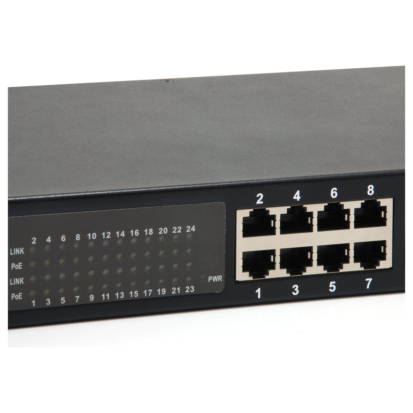 Switch 24x GE GEP-2421W630 19" 630W 24xPoE