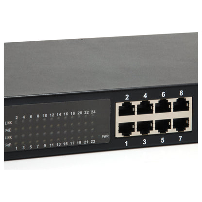 Switch 24x GE GEP-2421W630 19" 630W 24xPoE