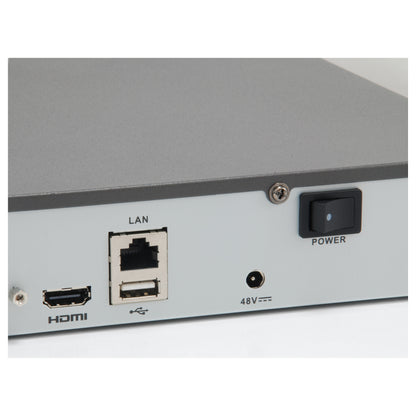 NVR-0504 4-Kanal Netzwerk Videorek. PoE H.265/264
