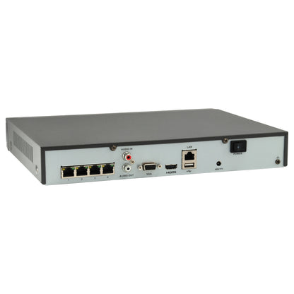 NVR-0504 4-Kanal Netzwerk Videorek. PoE H.265/264