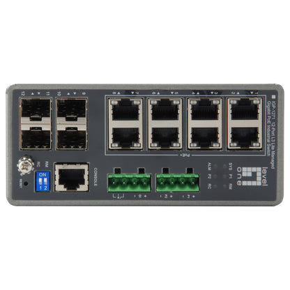 Switch 8x GE IGP-1271 4xGSFP 240W 8xPoE+