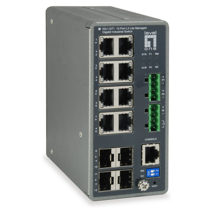 Switch 8x GE IGU-1271 4xGSFP 8xPoE