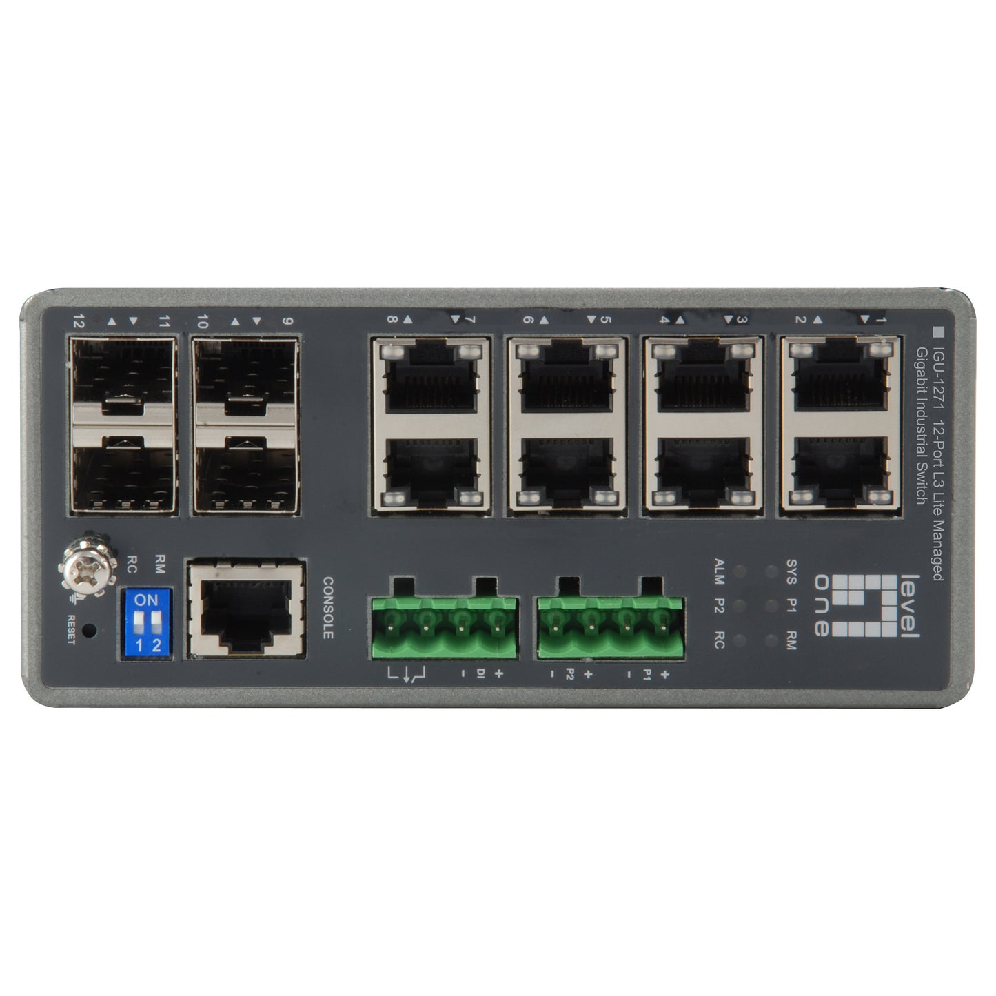 Switch 8x GE IGU-1271 4xGSFP 8xPoE