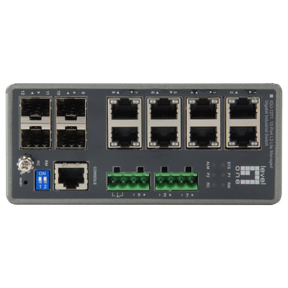 Switch 8x GE IGU-1271 4xGSFP 8xPoE