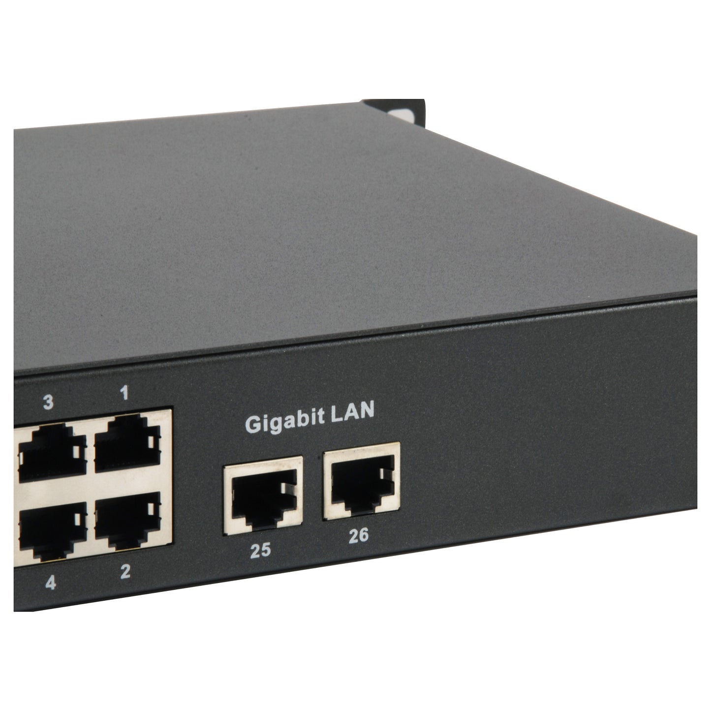 Switch 24x FE FGP-2601 2xGE 19" 150W 24xPoE