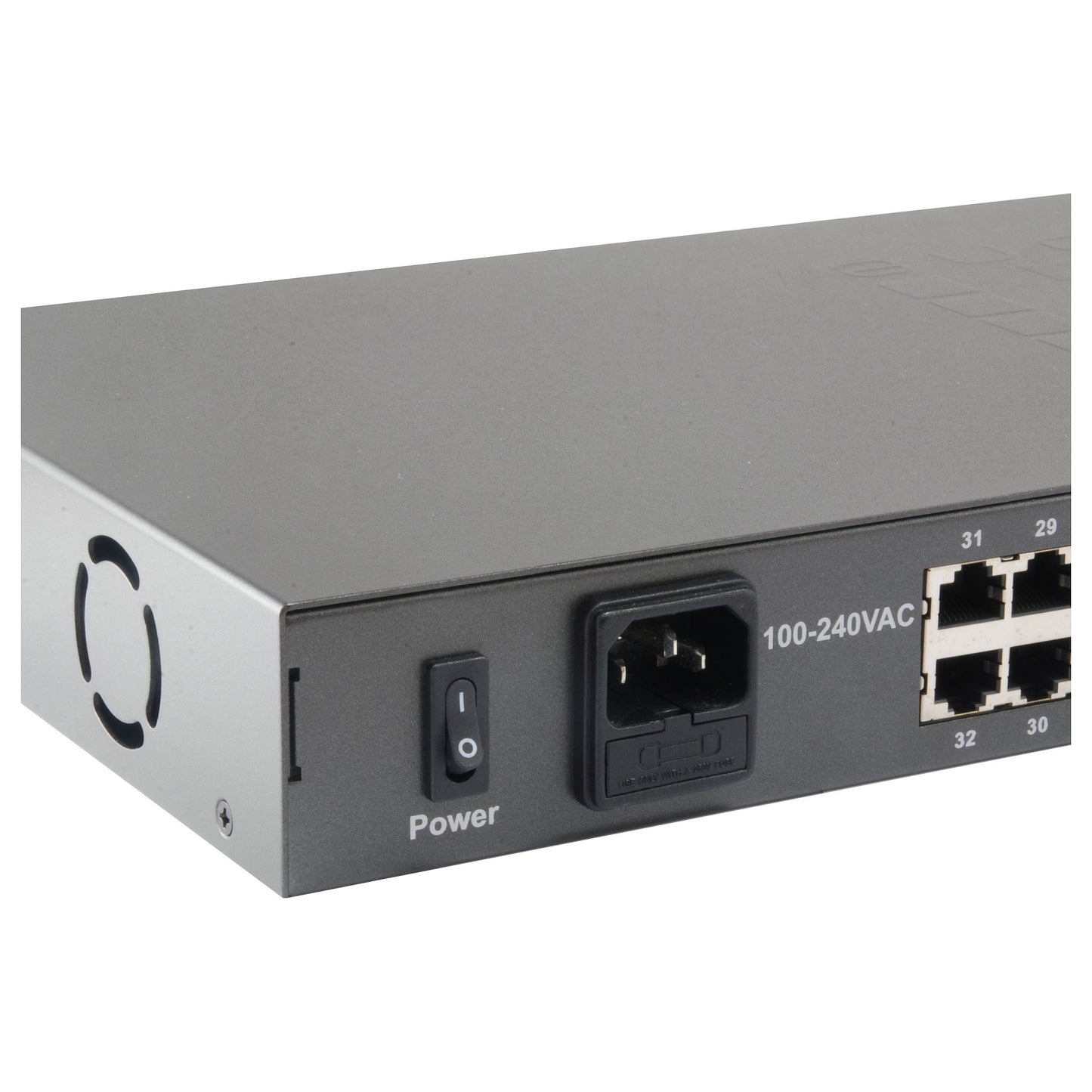 Switch 34x FE FGP-3400W630 2xGE 19" 630W 32xPoE