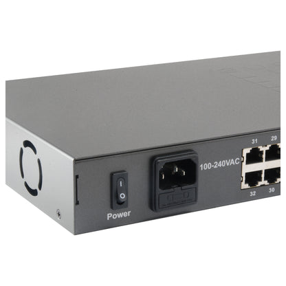 Switch 34x FE FGP-3400W630 2xGE 19" 630W 32xPoE