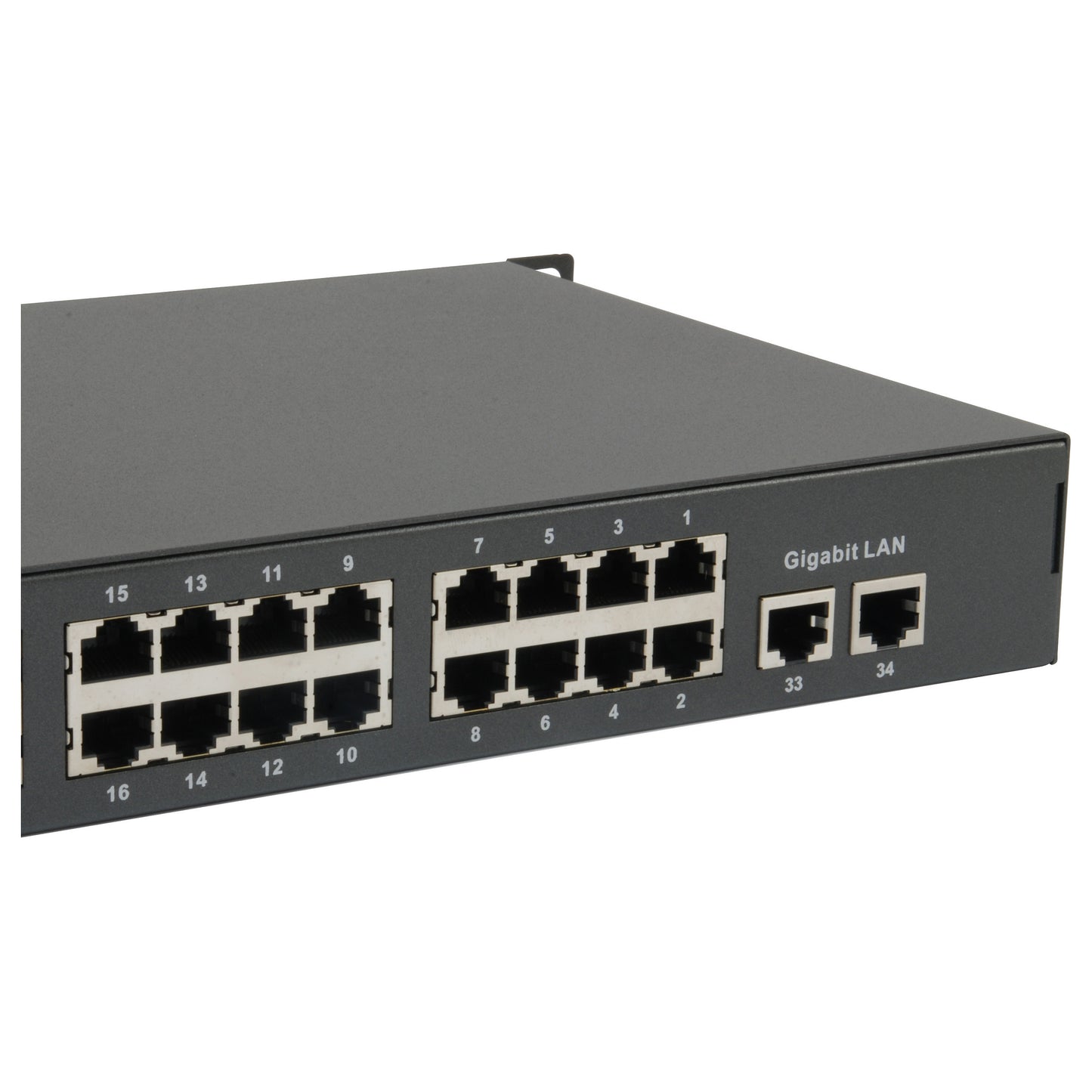 Switch 34x FE FGP-3400W630 2xGE 19" 630W 32xPoE