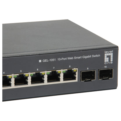 Switch 8x GE GEP-1051 2xGSFP 70W 8xPoE