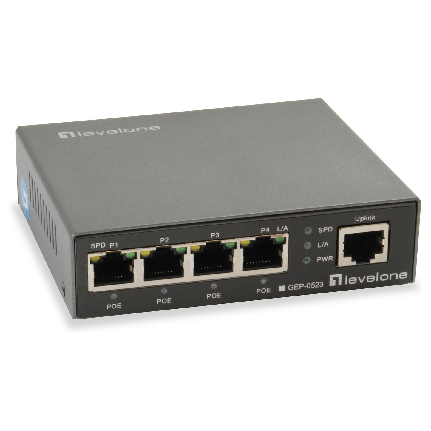 Switch 5x GE GEP-0523 60W 4xPoE+