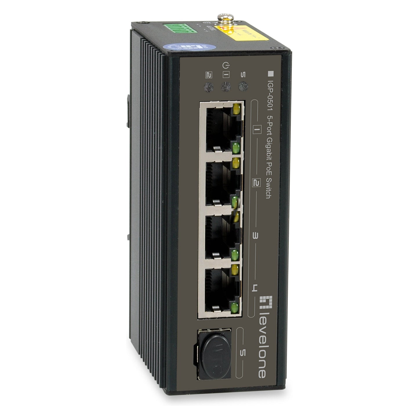Switch 4x GE IGP-0501 1xGSFP 4xPoE+