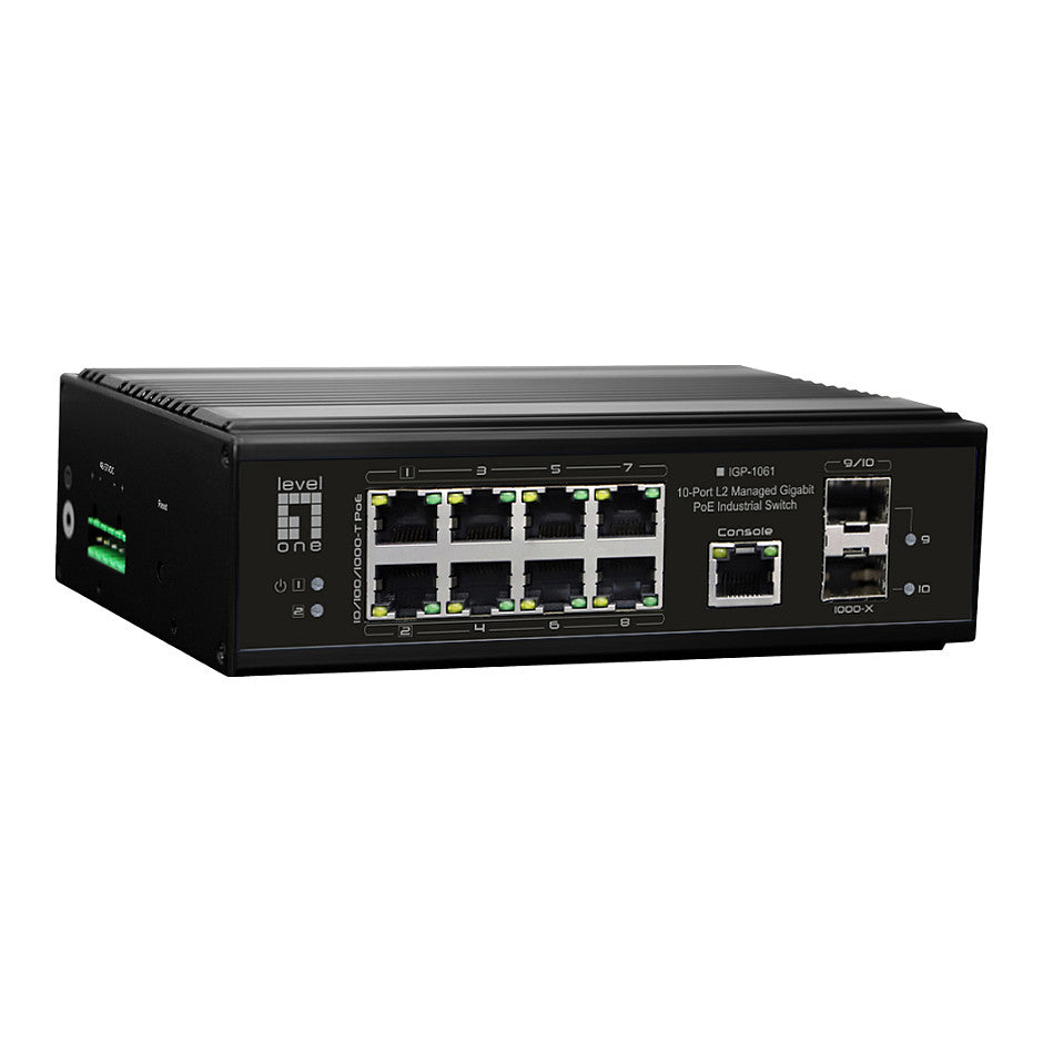 Switch 8x GE IGP-1061 2xGSFP 240W 8xPoE+