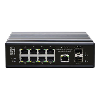 Switch 8x GE IGP-1061 2xGSFP 240W 8xPoE+