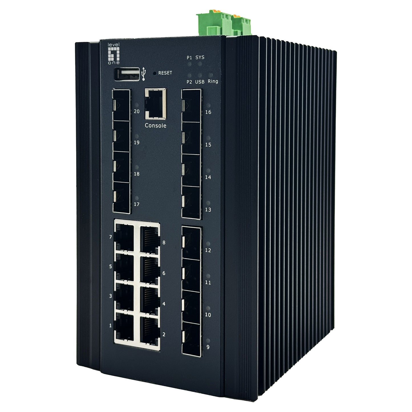 Switch 20x GE IGU-2072 8x 1GbE.8x 2.5GbE SFP sw