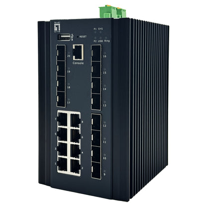 Switch 20x GE IGU-2072 8x 1GbE.8x 2.5GbE SFP sw
