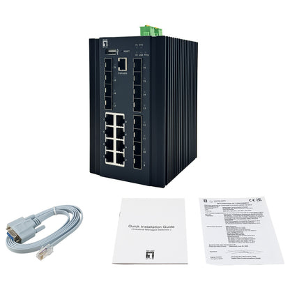 Switch 20x GE IGU-2072 8x 1GbE.8x 2.5GbE SFP sw