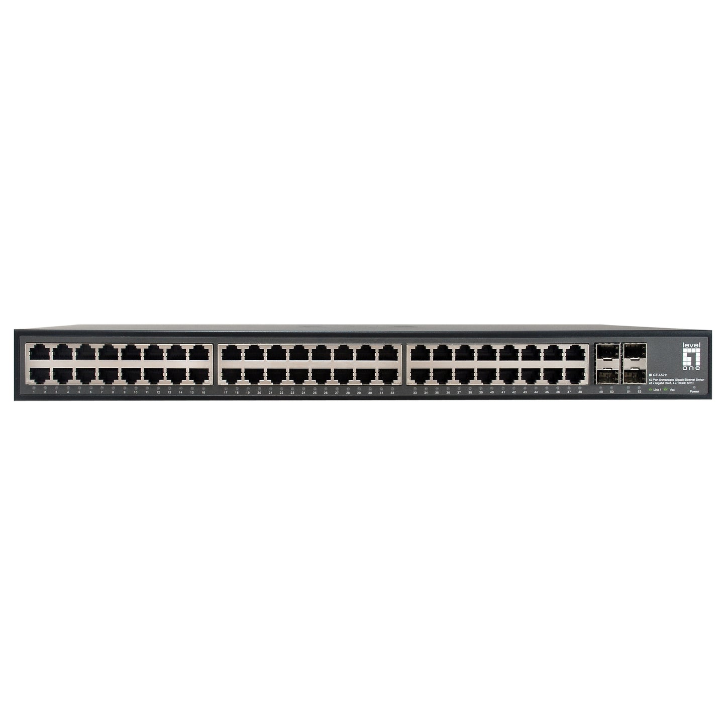Switch 48x GE GTU-5211 4x10GSFP+19"