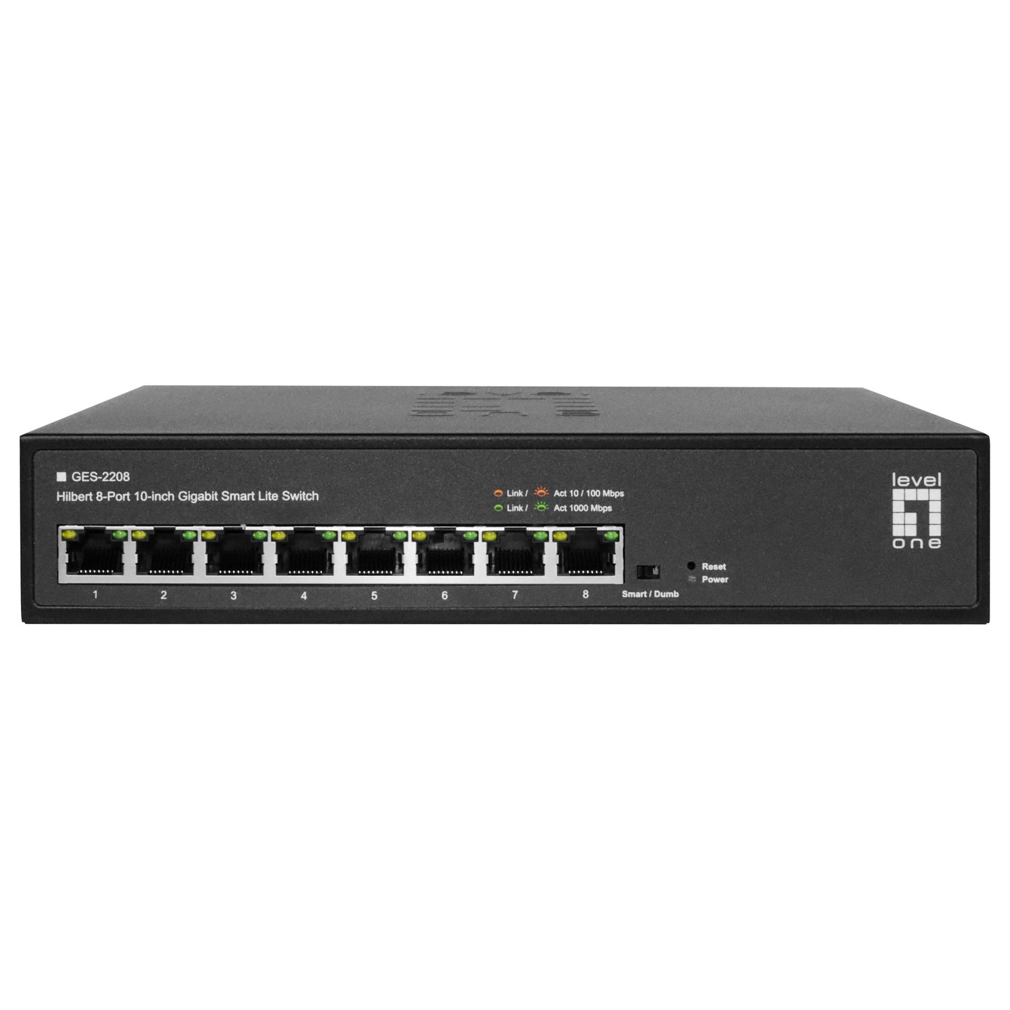 Switch 8x GE GES-2208 Hilbert 10"