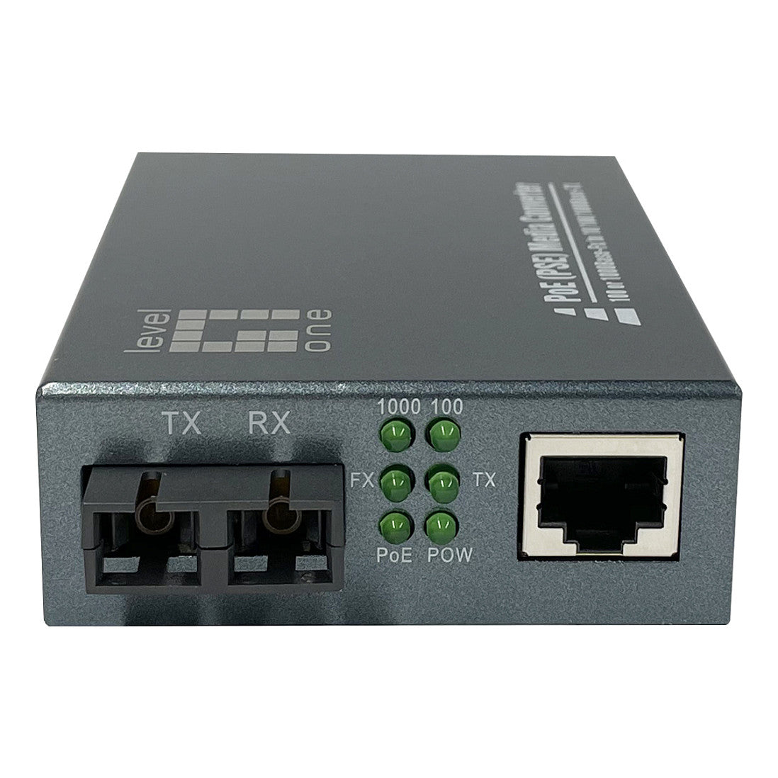 Konverter GVT-2014 10/100/1000T>RJ45 to SC SM PSE