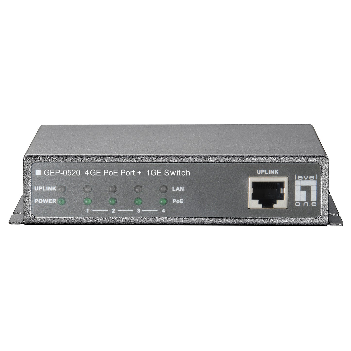 Switch 5x GE GEP-0520 61.6W 4xPoE+
