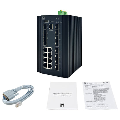 Switch 20x GE IGX-2072 8x 1GbE.8x 2.5GbE SFP+ sw
